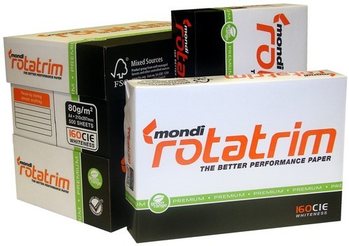 Mondi Rotritrim A4 Copier Paper, Color : White