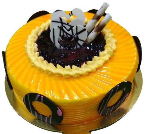 Blueberry Mango Cake, Packaging Type : Cardboard Box