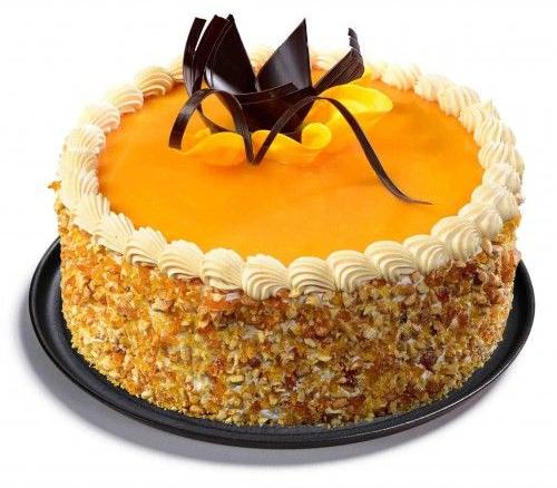 Round Butterscotch Cake, Packaging Type : Cardboard Box