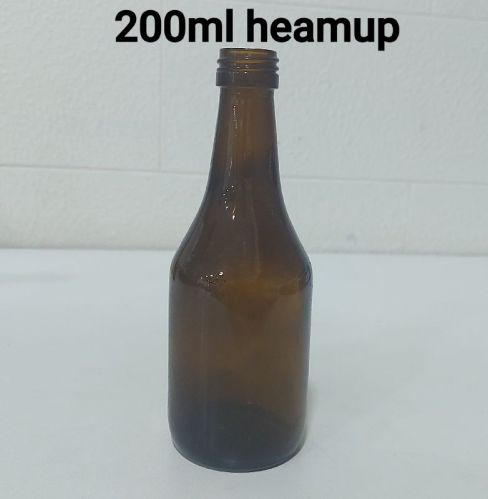 200 ML 25MM HEAMUP AMBER BOTTLE, For PHARMA