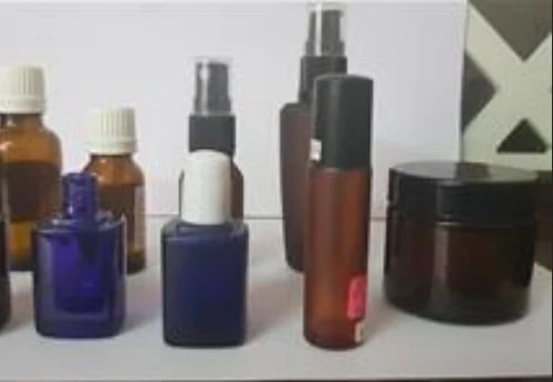 Round Plastic Rollon Glass Bottles, Size : 5ml/6ml