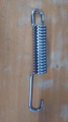 Round Polished Steel Bike Side Stand Springs, For Automobile Industry, Style : Coil