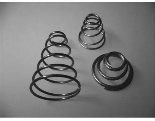 Polished Steel Conical Compression Springs, For Industrial Use, Certification : ISI Certified