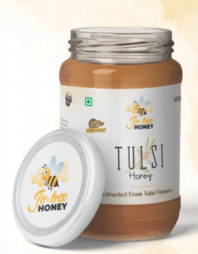 Jo-bee Tulsi Raw Honey, For Personal, Cosmetics, Foods, Gifting, Medicines, Form : LIQUID