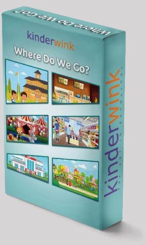 Educational Flash Cards - Where Do We Go