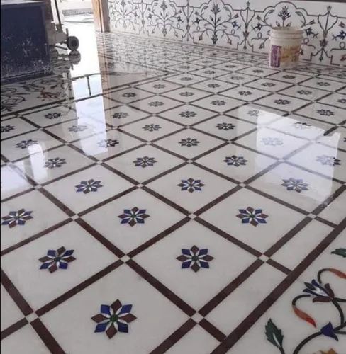 Marble Inlay Flooring Service