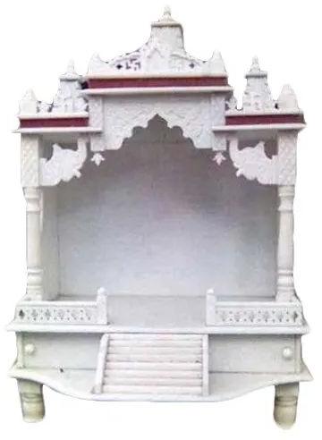 Polished White Marble Temple, Feature : Attractive Design, Good Quality, High Glossy Finish