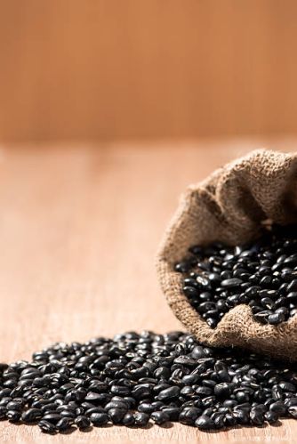 Organic Black Beans, Form : Solid