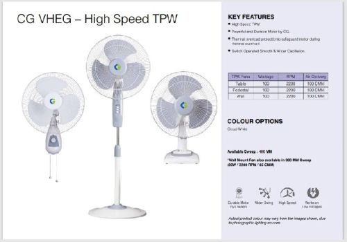 Cg Vheg High Speed 12inch Wall Fan