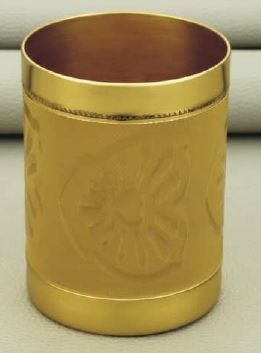 Polished Carved R-221 Brass Glass, Size : Standard