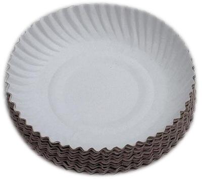 Round Disposable Paper Plates, For Event, Nasta, Party, Snacks, Feature : Eco-Friendly