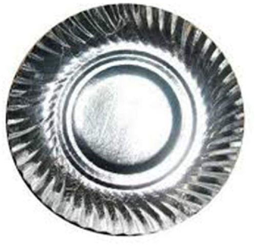 Round Silver Paper Plates, For Event, Nasta, Party, Feature : Disposable, Disposable, Eco Friendly