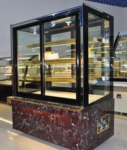 Steel Glass Cake Display Counter