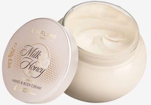 250gm Oriflame Milk and Honey Gold Nourishing Hand and Body Cream