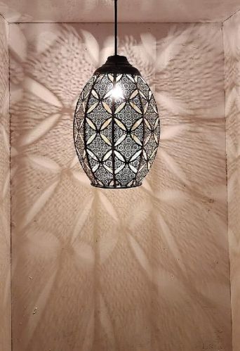 Moroccan Pendant Light, Size : 8 X 14 Cm