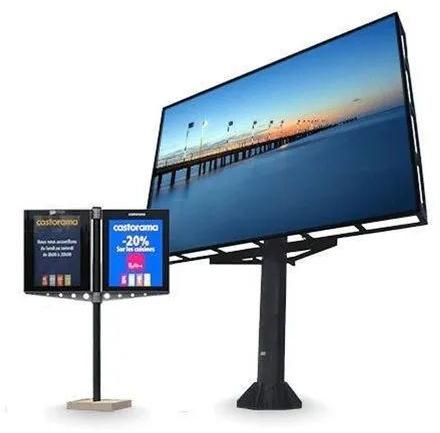 Ampsware Mild Steel LED Display Pole, Voltage : 220V