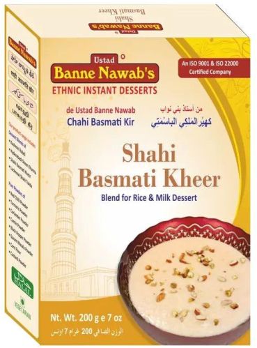 Ustad Banne Nawabs Shahi Basmati Kheer, Certification : FSSAI Certified