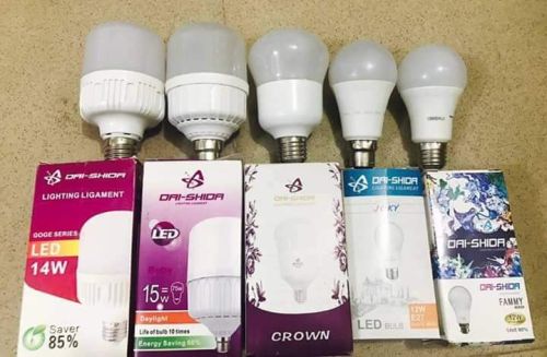 Led bulb, Power Consumption : 9W-18W