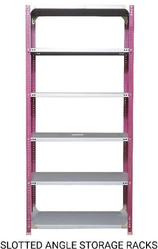 CRC High Grade Steel Slotted Angle Racks, Length : 10ft, 11ft, 12ft, 5ft, 6ft, 8ft, 9ft
