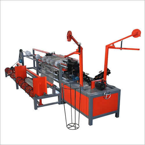 Automatic Chain Link Fencing Machine, Size : 3Meter