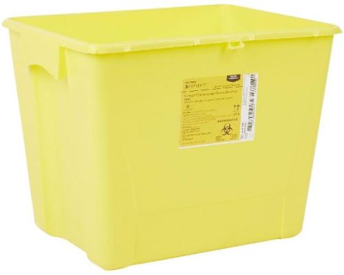 Plain Plastic 8L Sharps Disposal Container, For Disposing Medical Waste