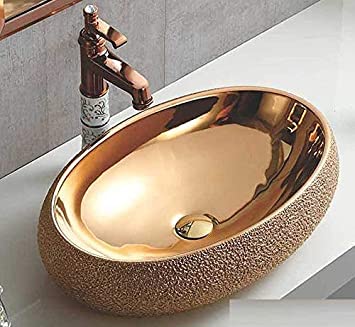 Colored Table Top Wash Basin, For Home, Hotel, Office, Restaurant, Size : Multisize