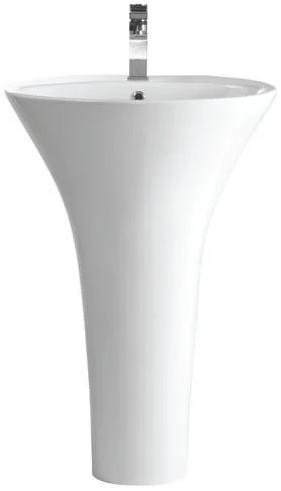Katavit Polished One Piece Wash Basin, For Home, Hotel, Office, Restaurant, Size : Multisize