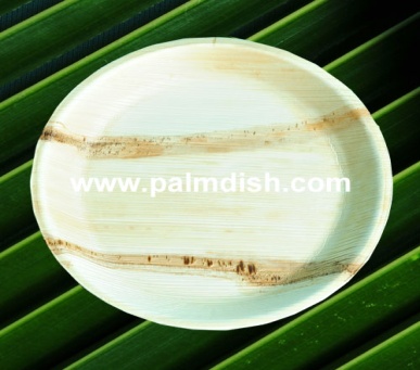 12 Inch Palm Leaf Round Platter, Purity : 95%