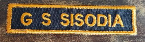 Coated Silk Thread Combat Nameplate, Length : 3inch