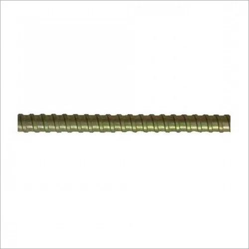 Polished Metal Threaded Shuttering Bar, Color : Golden