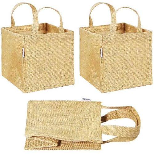 Jute Gift Bag, For Good Quality, Anti Bacterial, Pattern : Plain