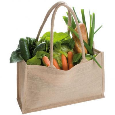 Jute Grocery Bag, For Good Quality, Pattern : Plain