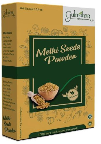 GULMOHAR METHI POWDER 100 GM, For Plantation, Packaging Type : Plastic Bag