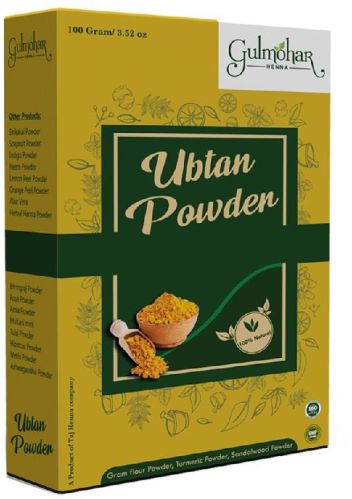 Organic Gulmohar Ubtan powder100 Gm, Packaging Type : Plastic Bag