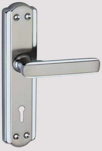 DFI 01 Iron Mortise Handle, For Doors, Color : Silver