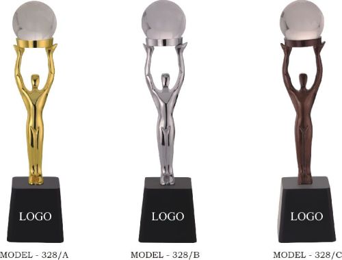 Metal Trophies, For Appreciation Award, Award Ceremony, College, Corporate, Office, School, Style : Attractive