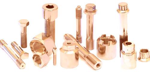 Polished Copper Alloy Fastener, For Automobile Fittings, Electrical Fittings, Furniture Fittings, Packaging Type : Carton Box