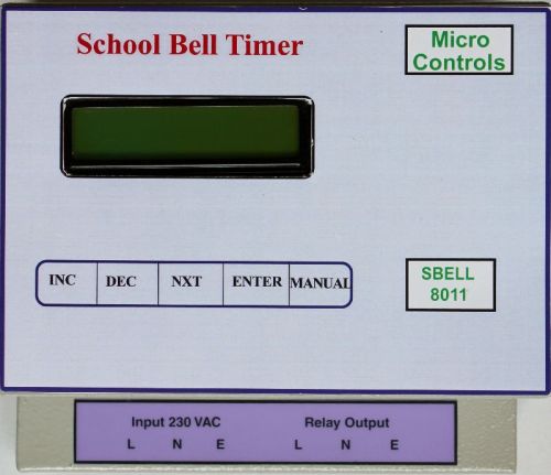 Micro Controls 500gm-1kg Electric School Bell Timer, Voltage : 220V