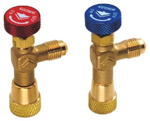 Hongsen Polished Brass HS-1221 Gas Charging Valve