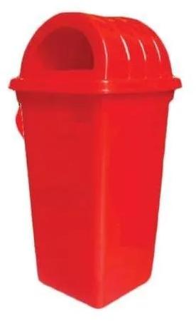 Geenova Rectangle Plastic Open Top Garbage Bin, For Refuse Collection, Size : 480 X 480 X 900 Mm