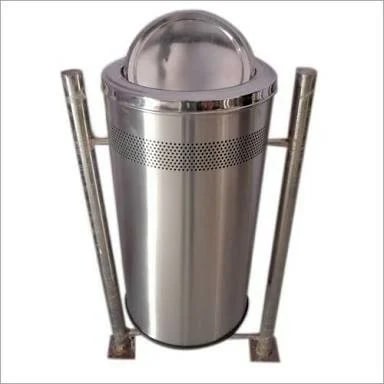 Outdoor Stainless Steel Garbage Bin, Size : Standard