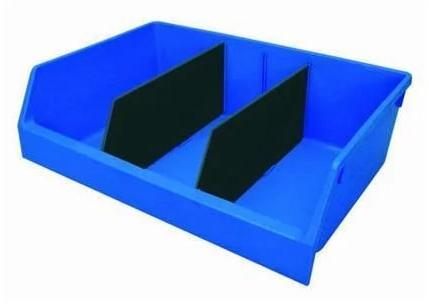 Geenova Partition Plastic Bin, Size : Standard