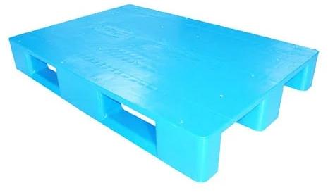 Geenova Rectangular Polished Sky Blue Plastic Pallets, For Packaging Use, Size : 1200x800x165 Mm