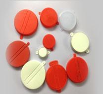 80mm Plastic Drum Cap Seal, Color : Orange