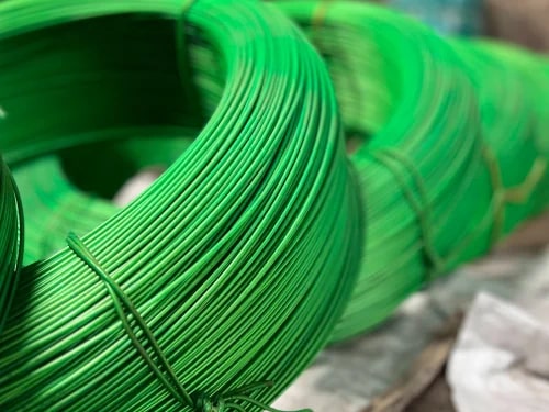 GI PVC Coated Binding Wire, Color : Green