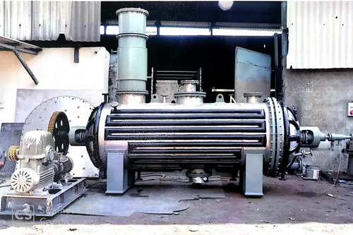 Iron Rotary Vacuum Paddle Dryer, Display Type : Manual