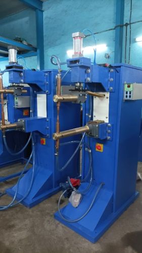 Powder Coated Stainless Steel Projection Spot Welding Machine, For Industrial, Voltage : 230 V / 380 V