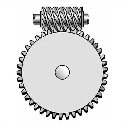 Polished Steel Bonze Electric Worm Gear, Loading Capacity : 0-500kg