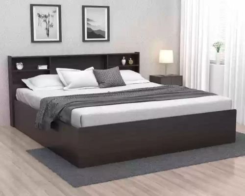 Square Wooden Carved Bed, For Home, Hotel, Feature : Comfortable, Fine Finishing