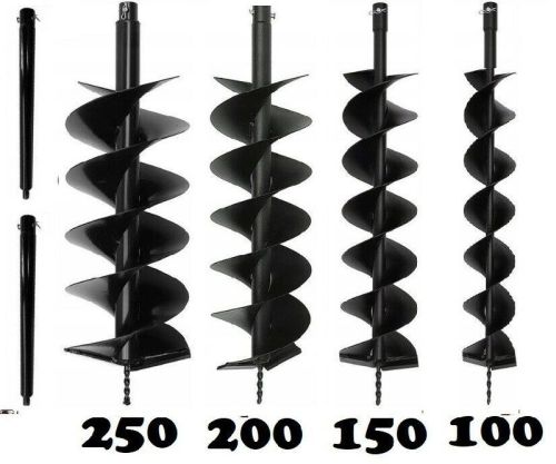 Shwarya Earth Auger Bit, Color : Black